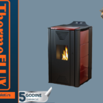 INTERIO 14 kW CRVEN Peć na pelet za etažno grejanje ThermoFLUX