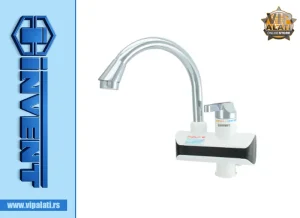 Stubna baterija sa displejom i grejačem INVENT 01PBSSBW za lavabo i sudoperu