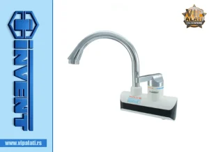 Zidna baterija sa displejom i grejačem INVENT 01PBSZBW za lavabo i sudoperu