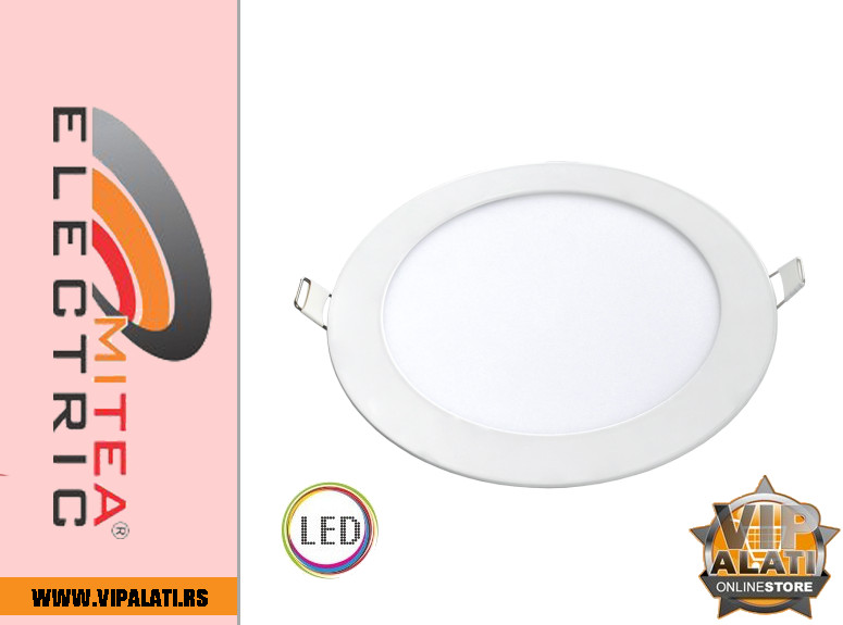 M12UO 12W 3000K beli ugradni okrugli LED panel 1 MAIN | vipalati.rs