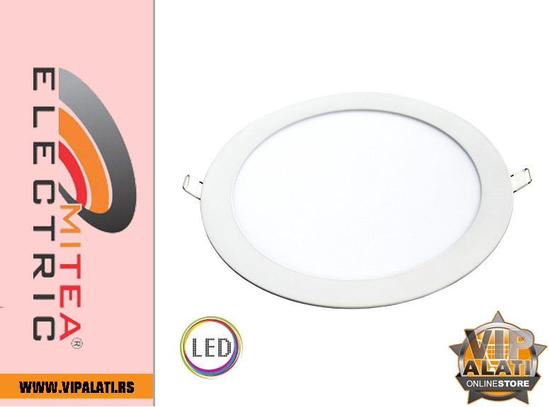 M18UO 18W 3000K beli ugradni okrugli LED 1 | vipalati.rs