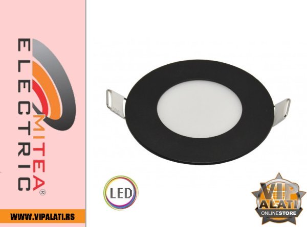 M3UO-BK-3W-6500K-crni-ugradni-okrugli-LED-panel-1 | vipalati.rs