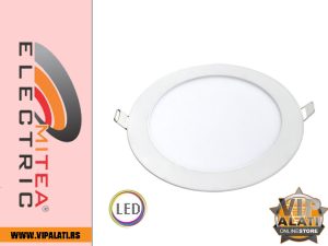 M12UO 12W 3000K beli ugradni okrugli LED panel 1 MAIN | vipalati.rs