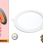 M18UO 18W 3000K BELI UGRADNI OKRUGLI LED PANEL MITEA LIGHTING