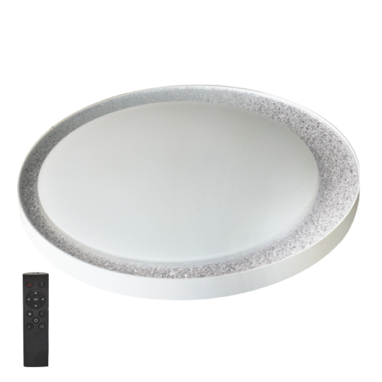 M205415 2x36W transparentna prizmatik+opal LED SMD 3000~6500K Ø550mm plafonjera sa daljinskim 1