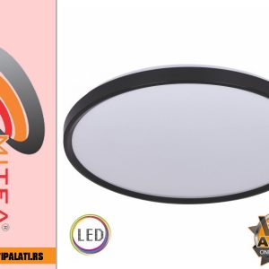 Crna LED plafonjera 18W