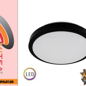 Crna LED plafonjera 18W