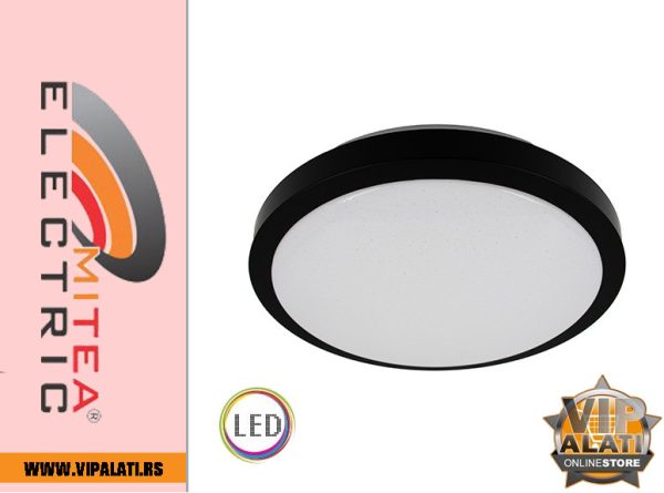 Crna LED plafonjera 18W