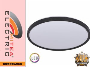Crna LED plafonjera 24W
