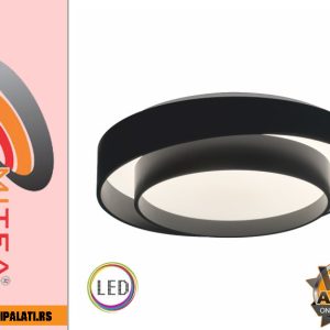 Crna LED plafonjera 24W