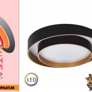 Crno-zlatna led lampa 24W