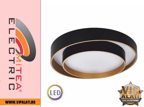 Crno-zlatna led lampa 24W