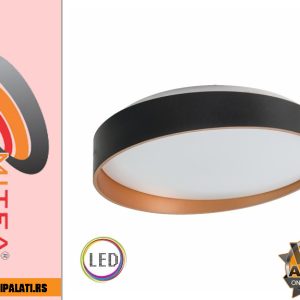 Crno-zzlatna led lampa 24W