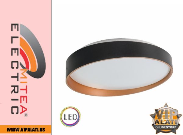 Crno-zzlatna led lampa 24W