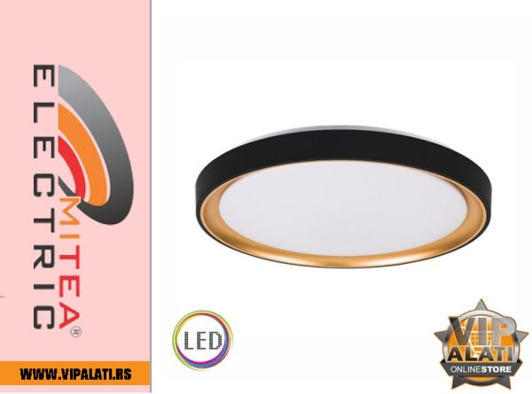 Crno-zlatna LED plafonjera 24W