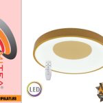 ZLATNA PLAFONSKA LED LAMPA SA DALJINSKIM 2.4G M205463 2x24W 3CCT SMD 3000~6500K MITEA LIGHTING