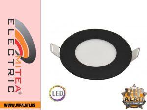 M3UO-BK-3W-6500K-crni-ugradni-okrugli-LED-panel-1 | vipalati.rs