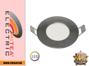 M3UO-CH 3W 3000K hrom ugradni okrugli LED panel 1 | vipalati.rs