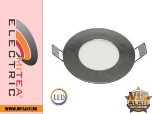 M3UO-CH 3W 6500K hrom ugradni okrugli LED panel 1 | vipalati.rs