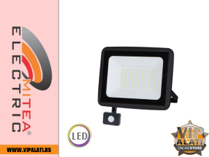 M490100-RLS-C3 CRNI 6500K SMD ECO LED reflektor sa senzorom 100W 1 | vipalati.rs