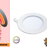 M6UO 6W 3000K beli ugradni okrugli LED panel 1 MAIN