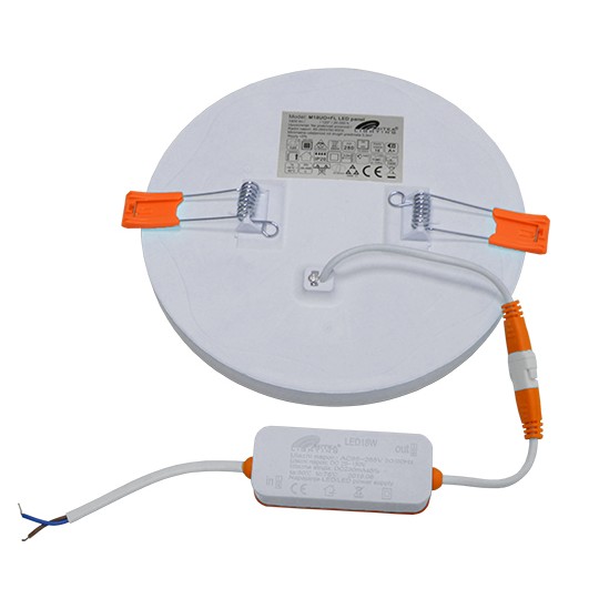 MP18UO-FL 18W 4000K beli ugradni okrugli LED 7