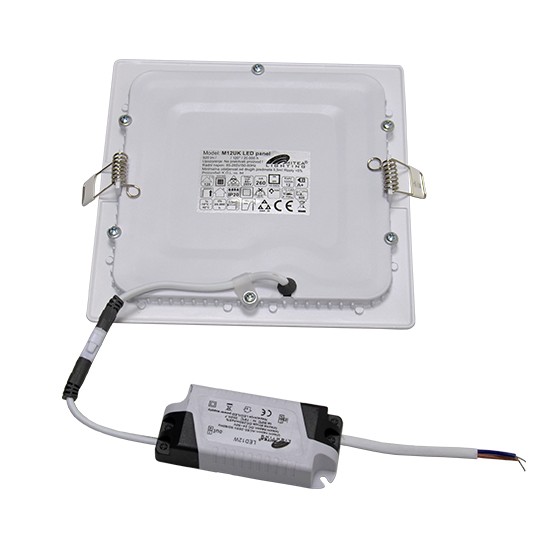 M12UK 12W 6500K beli ugradni kvadratni LED panel 4 | vipalati.rs