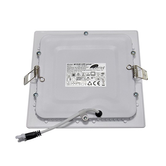 M12UK 12W 6500K beli ugradni kvadratni LED panel 5 | vipalati.rs