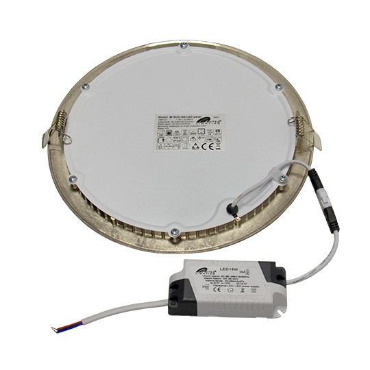 M18UO-SN 18W 6500K saten nikl ugradni okrugli LED panel 5 | vipalati.rs