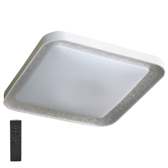 M205416 2x36W transparentna prizmatik+opal LED SMD 3000~6500K 515x515mm plafonjera sa daljinskim 1