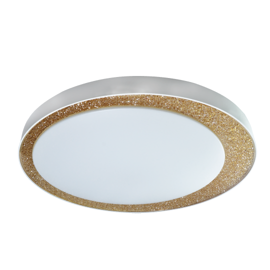 M205417 2x36W transparentno &scaron;ampanj-zlatna+opal LED SMD 3000~6500K &Oslash;550mm plafonjera sa daljinskim 2