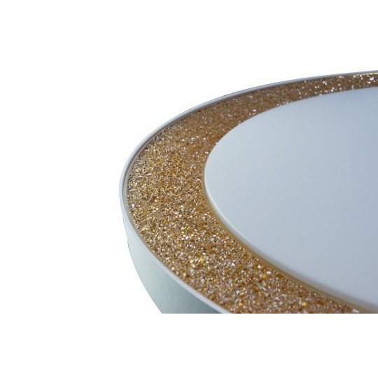M205417 2x36W transparentno &scaron;ampanj-zlatna+opal LED SMD 3000~6500K &Oslash;550mm plafonjera sa daljinskim 3