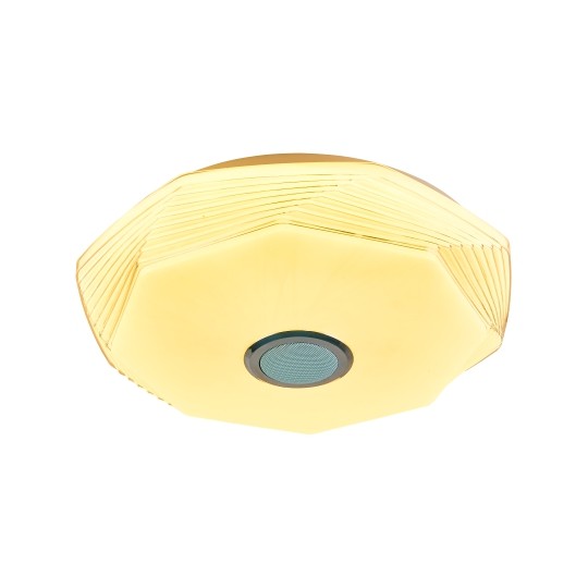 M205435-BT WRGB 2x24W 410mm LED SMD plafonjera sa zvučnikom AURORA bluetooth Android iOS APP iLink (muzička plafonjera) 3