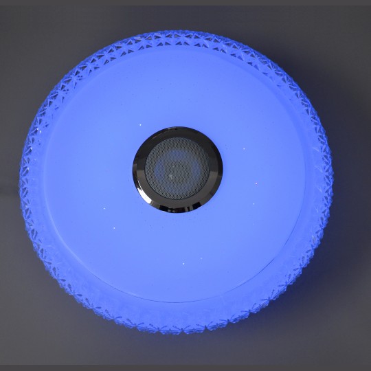 M205440-BT WRGB 2x18W fi350mm LED SMD plafonjera sa zvučnikom 5W bluetooth Android iOS APP iLink (muzička plafonjera) smart 4