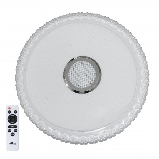 M205440-BT WRGB 2x18W fi350mm LED SMD plafonjera sa zvučnikom 5W bluetooth Android iOS APP iLink (muzička plafonjera) smart 7