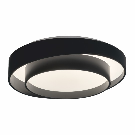 Crna LED plfonjera 24W