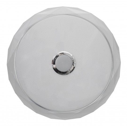 M205502-BT WRGB 2x24W fi410mm LED SMD plafonjera DIJAMANT sa zvučnikom 5W bluetooth Android iOS APP iLink (muzička plafonjera) smart 16