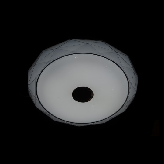 M205502-BT WRGB 2x24W fi410mm LED SMD plafonjera DIJAMANT sa zvučnikom 5W bluetooth Android iOS APP iLink (muzička plafonjera) smart 3