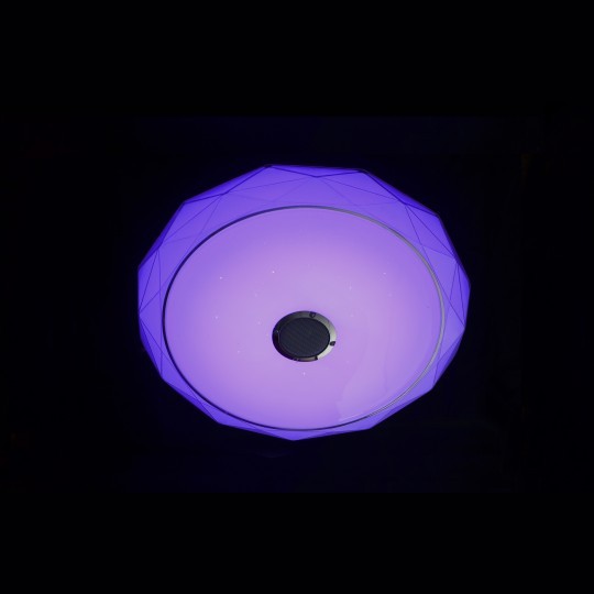 M205502-BT WRGB 2x24W fi410mm LED SMD plafonjera DIJAMANT sa zvučnikom 5W bluetooth Android iOS APP iLink (muzička plafonjera) smart 4