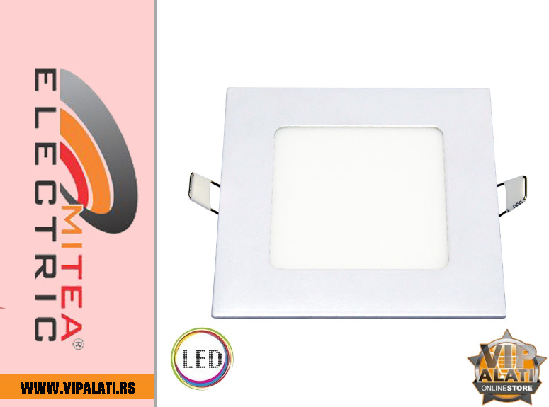 M6UK 6W 6500K beli ugradni kvadratni LED panel 1 | vipalati.rs