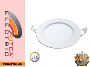 M6UO 6W 3000K beli ugradni okrugli LED panel 12 | vipalati.rs