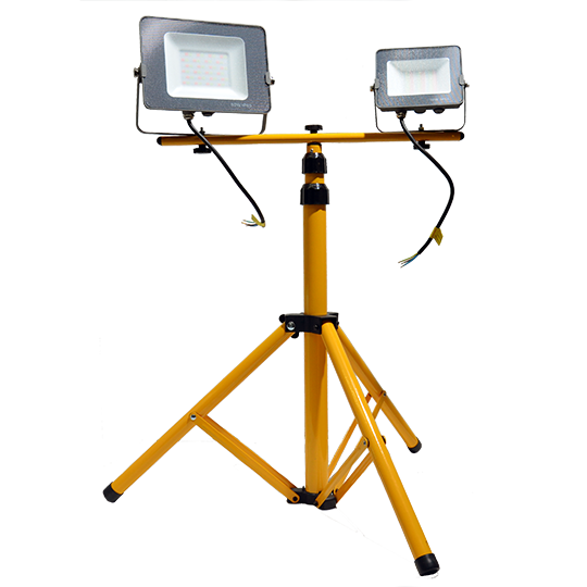 Tripod postolje za dva LED reflektora, metalno - stalak 3