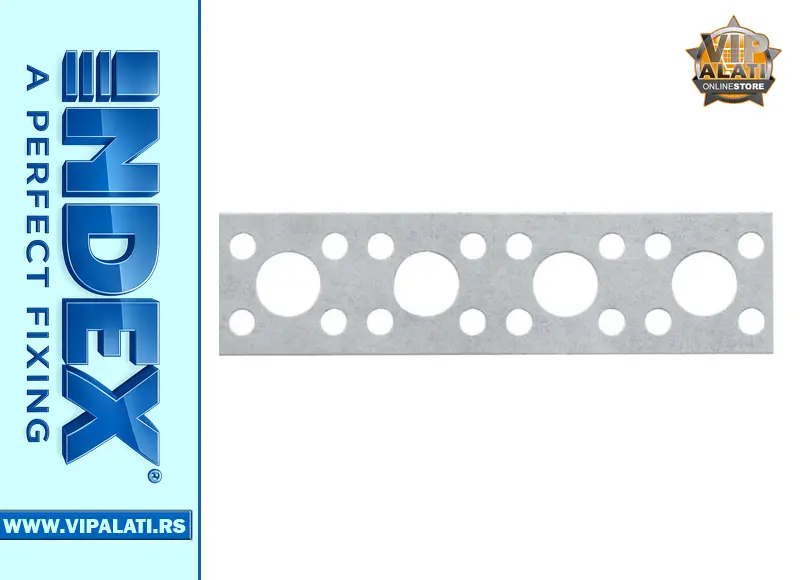 Perforirana traka 19x0,8 mm 10m Indexfix CIPR1908 za montažu instalacija
