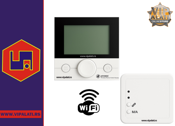 DIGITALNI SOBNI PROGRAMSKI TERMOSTAT ATOMIC WIFI - Slika 2