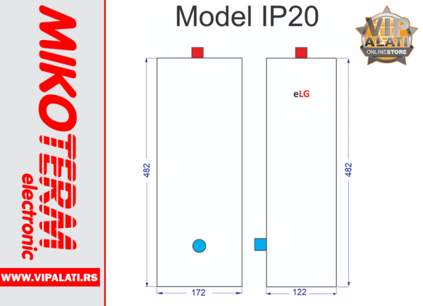 ELEKTRIČNI KOTAO TK eLG 6kW IP20 - MIKOTERM - Slika 3