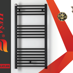 SUŠAČ ZA PEŠKIRE NK TERM 22  ŠIRINA 700  (CRN RAL 9005) - NEŠA KOMERC