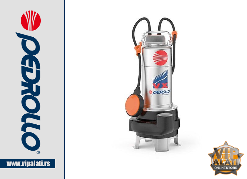 POTAPAJUĆA MULJNA PUMPA VXM 10/35 0,75KW INOX – PEDROLLO