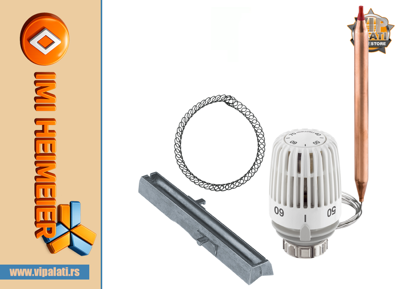 TERMO GLAVA SA KAPILARNOM SONDOM (40 - 70 °C) 6602-10.500 - HEIMEIER - Slika 2
