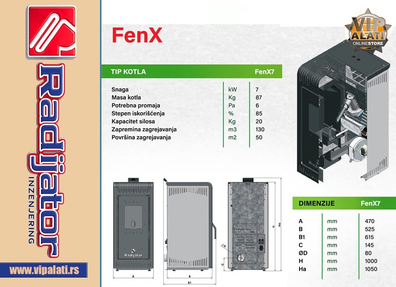 RADIJATOR FENIX D | vipalati.rs