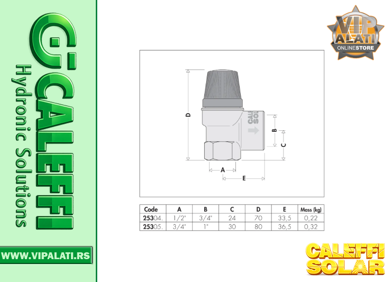 CALEFFI 253 a | vipalati.rs